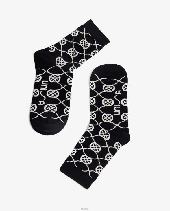 Women Unisa Organic cotton socks Black0X8N1088