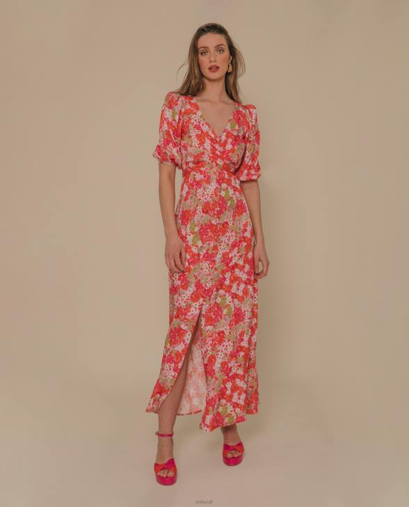 Women Unisa Flowing midi dress poppy0X8N1247