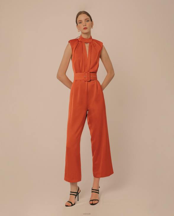 Women Unisa Jumpsuit with shoulder pads Graceful0X8N1255