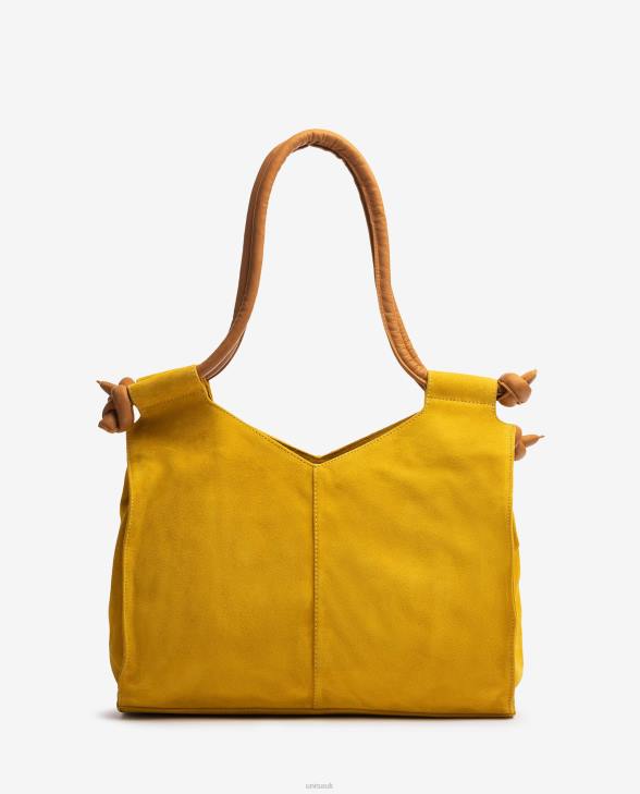 Women Unisa Knotted shoulder bag Yellow0X8N1145