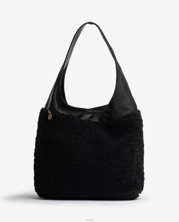 Women Unisa Large bag infabric Black0X8N1127