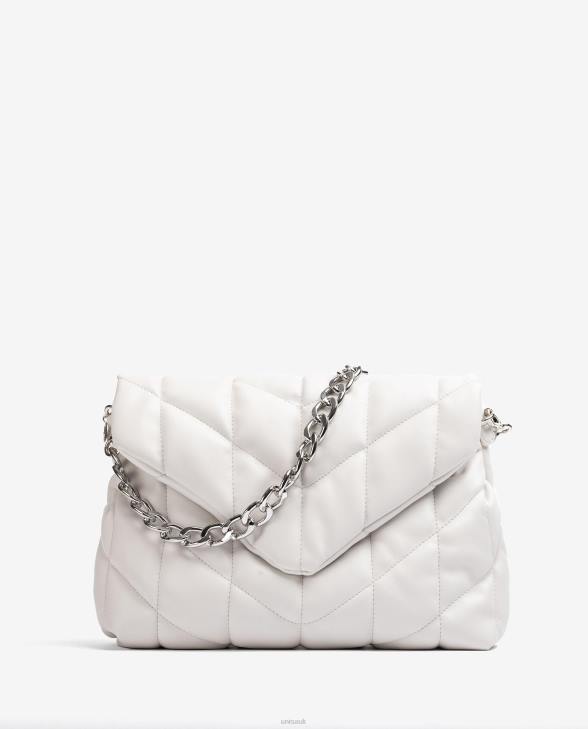 Women Unisa Large, black padded bag White0X8N1123