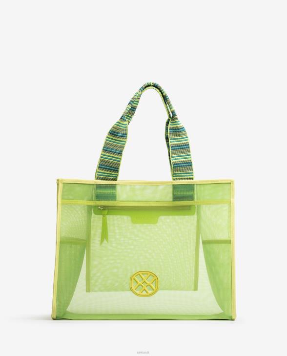 Women Unisa Large mesh bag Yellow0X8N1118