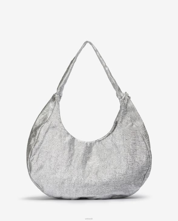 Women Unisa Large shoulder bag Silver0X8N1100
