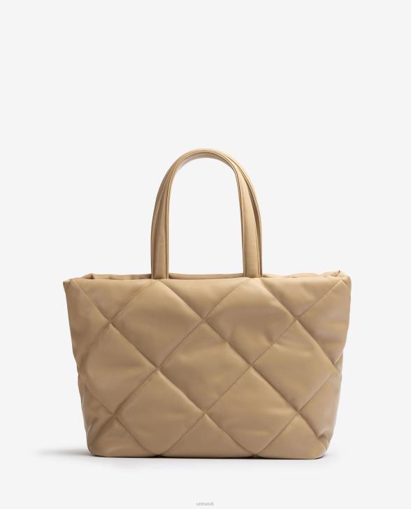 Women Unisa Quilted effect handbag Beige0X8N1132