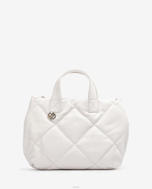 Women Unisa Quilted effect handbag White0X8N1150