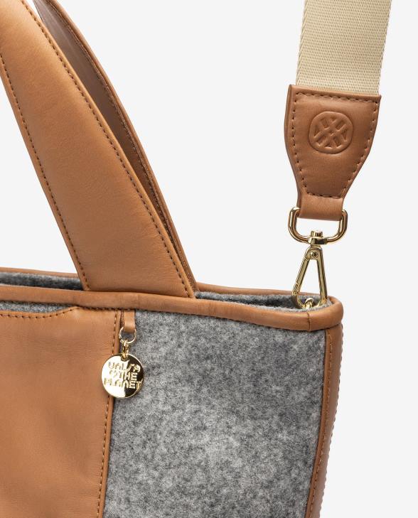 Women Unisa Shopper bag made from recycled fabric Grey0X8N1138