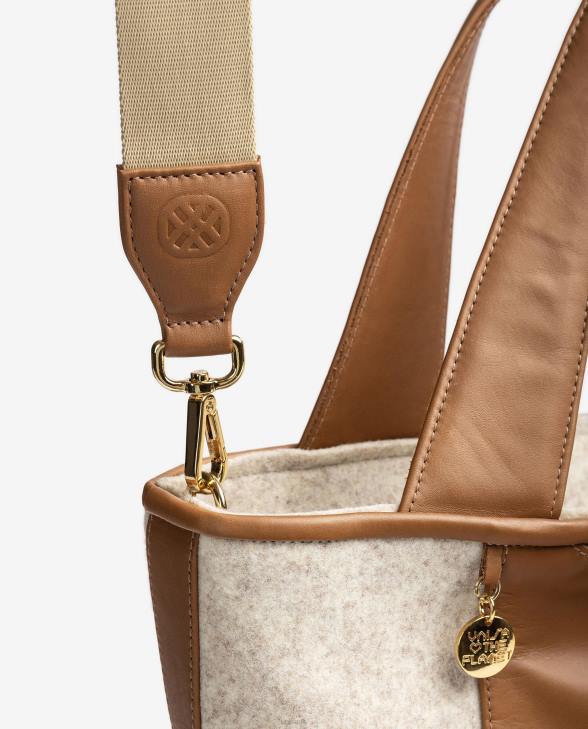 Women Unisa Shopper bag made from recycled fabric White0X8N1139