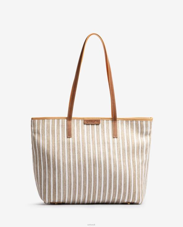 Women Unisa Shopping bag made with jarapa Brown0X8N1114