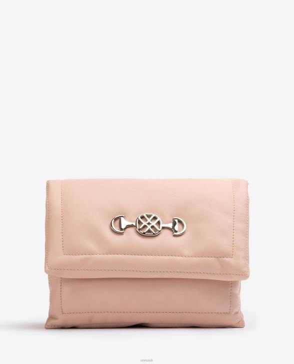 Women Unisa Quilted effect bag with a monogram Pink0X8N1181