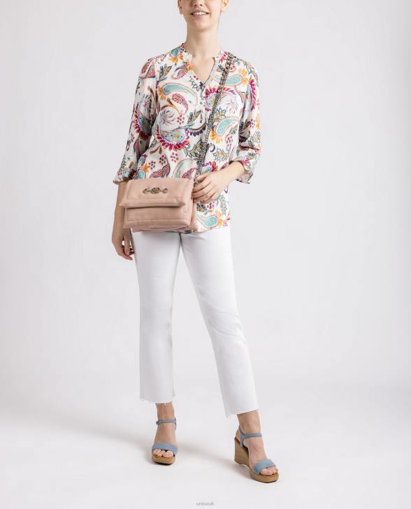 Women Unisa Quilted effect bag with a monogram Pink0X8N1181