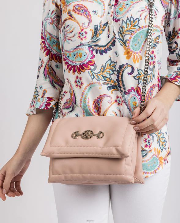 Women Unisa Quilted effect bag with a monogram Pink0X8N1181