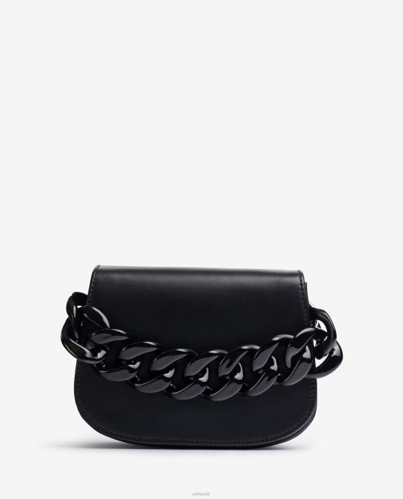 Women Unisa Handbag with chain Black0X8N1219