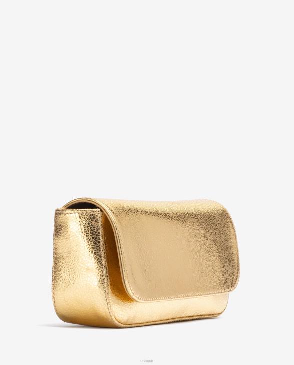 Women Unisa Shiny metallic party handbag Graceful0X8N1198