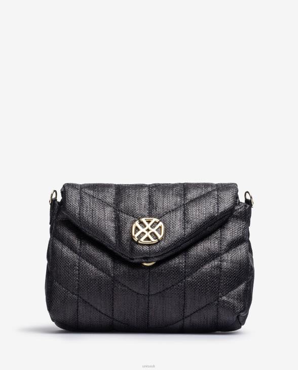 Women Unisa Small quilted effect handbag Black0X8N1195
