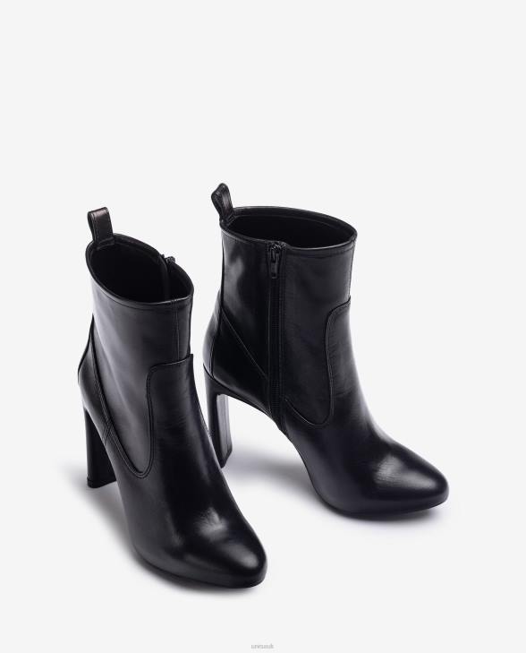 Kids Unisa Leather ankle boots with heel and inner platform Fashion0X8N1000