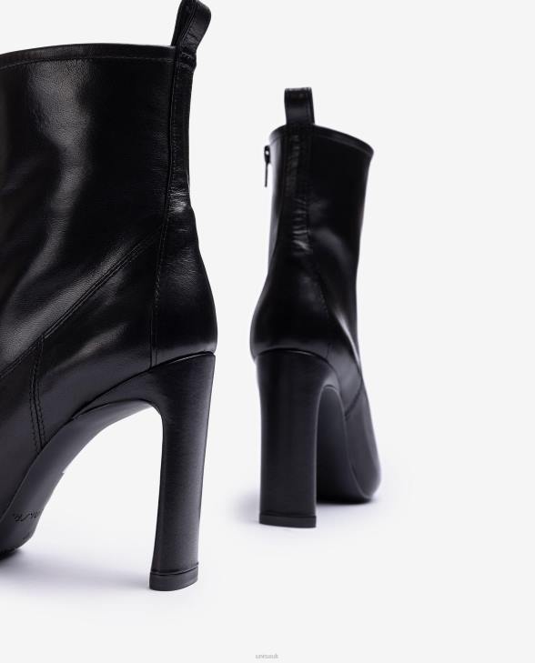 Kids Unisa Leather ankle boots with heel and inner platform Fashion0X8N1000