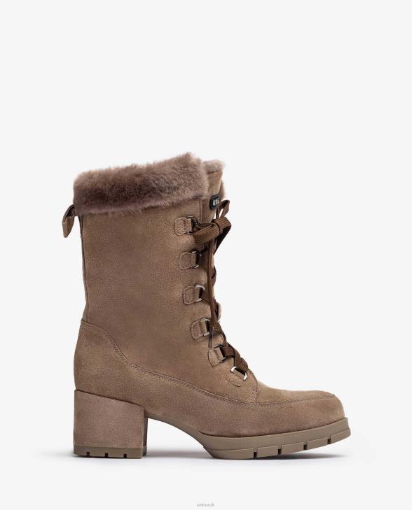 Kids Unisa Medium heel lace-up suede ankle boots Fashion0X8N932