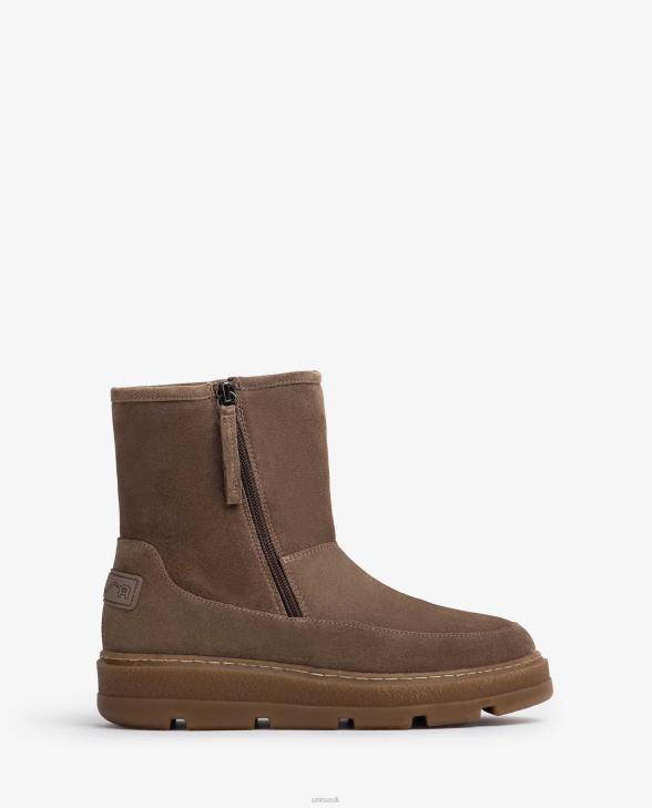 Kids Unisa Suede ankle boots with soft fur lining Graceful0X8N905