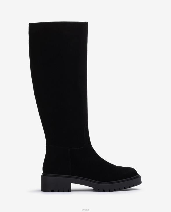 Kids Unisa Suede boot with track sole Graceful0X8N1064