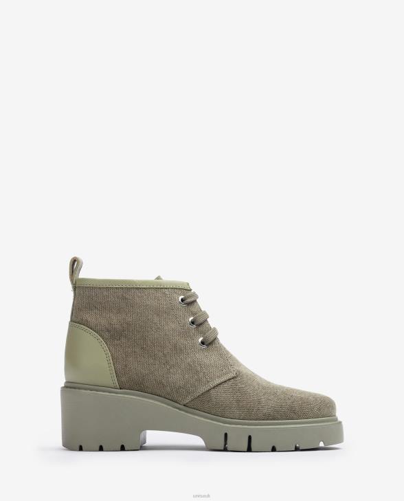 Women Unisa Ankle boot made in Ecolino Green0X8N844