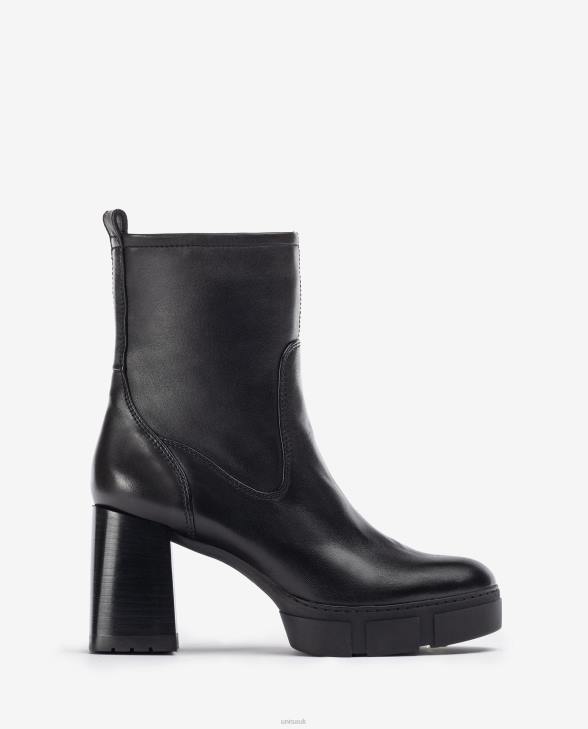 Women Unisa Ankle boot with a heel and a track platform Graceful0X8N952