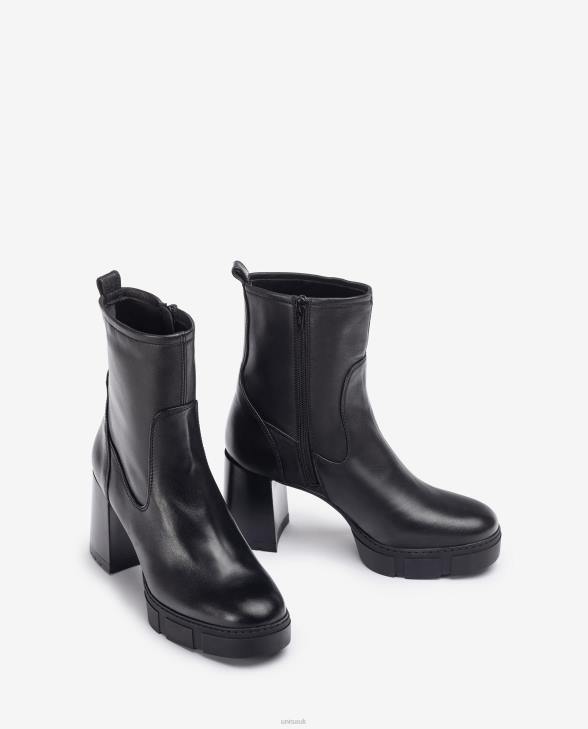 Women Unisa Ankle boot with a heel and a track platform Graceful0X8N952