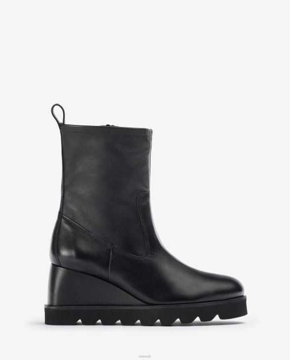 Women Unisa Ankle boot with a rubber sole Black0X8N975