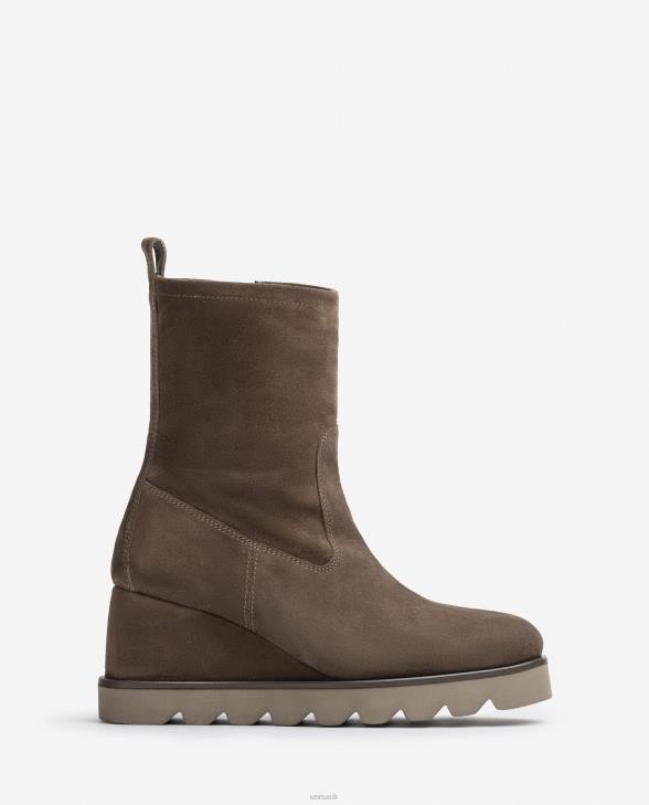 Women Unisa Ankle boot with a rubber sole Brown0X8N974