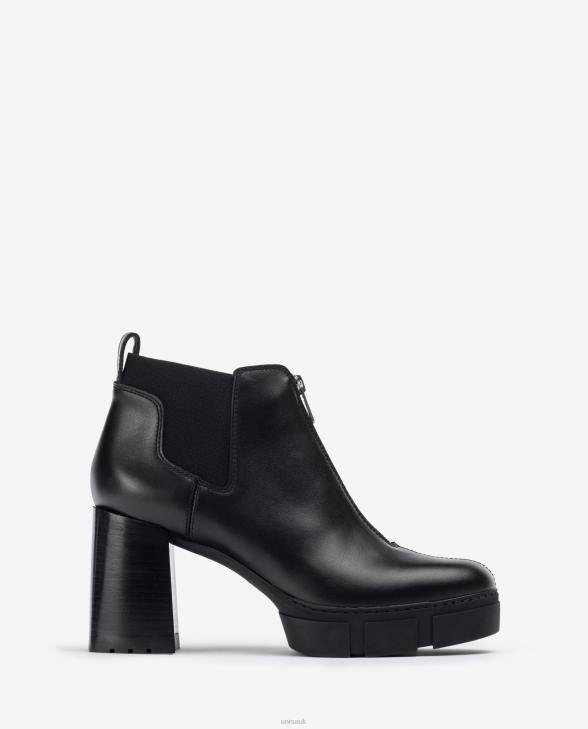 Women Unisa Ankle boot with a zip and a track platform Graceful0X8N953