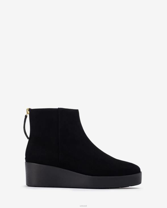 Women Unisa Ankle boot with a zip at the back Black0X8N896