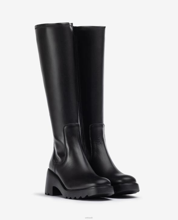 Women Unisa Boot with a zip on the inside and a rubber sole Graceful0X8N1036