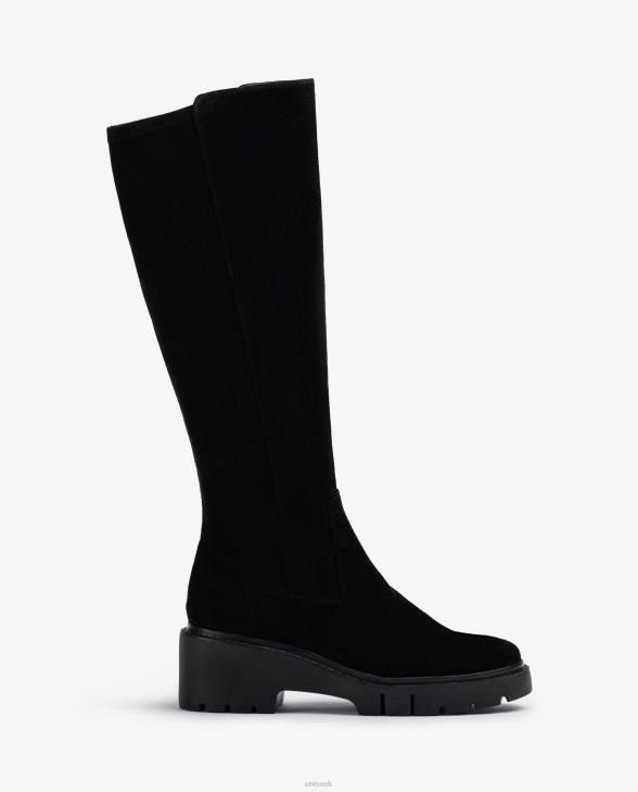 Women Unisa Boots with inner zip Black0X8N1062