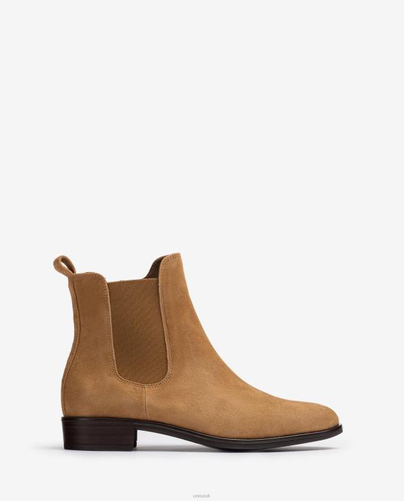 Women Unisa Chelsea boot with zip Brown0X8N879