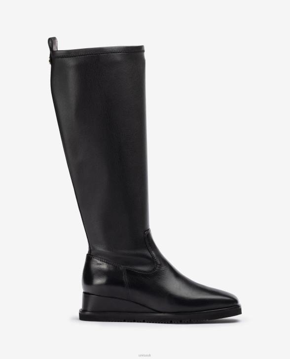 Women Unisa High leg boot with a wedge Fashion0X8N1060