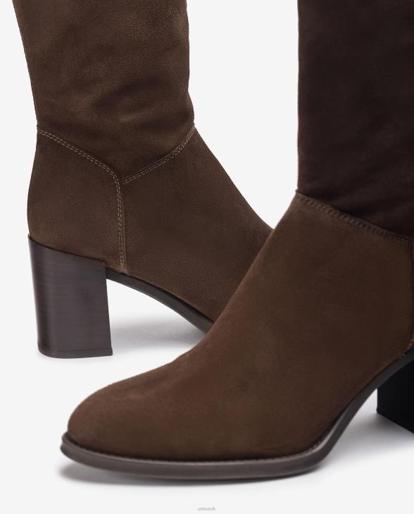 Women Unisa High leg boot with a zip on the inside Fashion0X8N1056