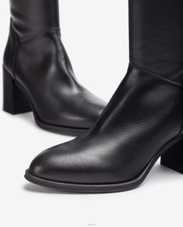 Women Unisa High leg boot with a zip on the inside Graceful0X8N1080