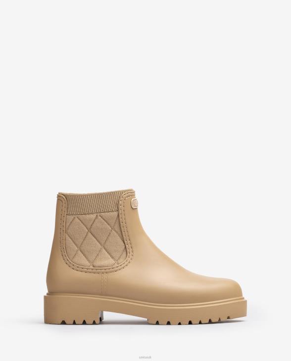 Women Unisa Rubber ankle boot Beige0X8N869