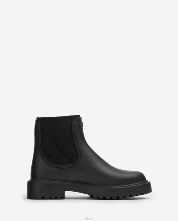 Women Unisa Rubber ankle boot Black0X8N870