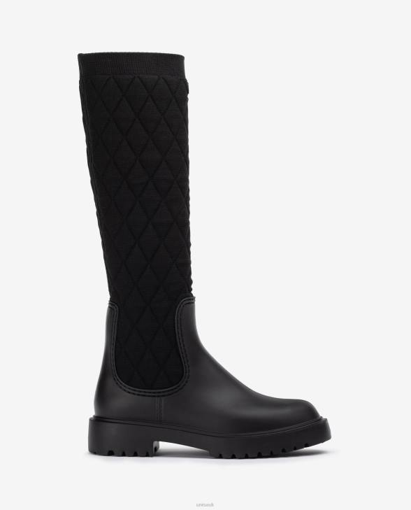 Women Unisa Rubber boot Black0X8N1067