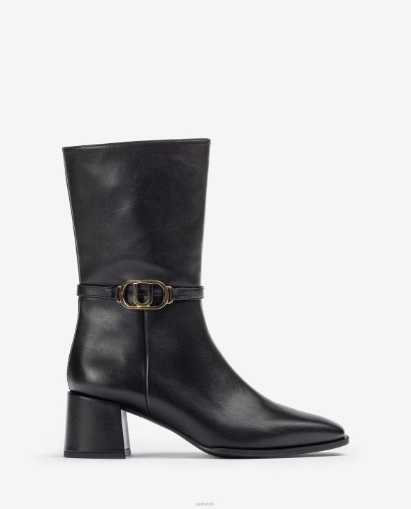 Women Unisa Square toe leather ankle boot Fashion0X8N986