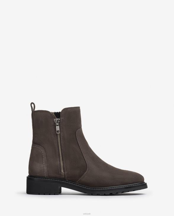 Women Unisa Suede ankle boot with zip Fashion0X8N889