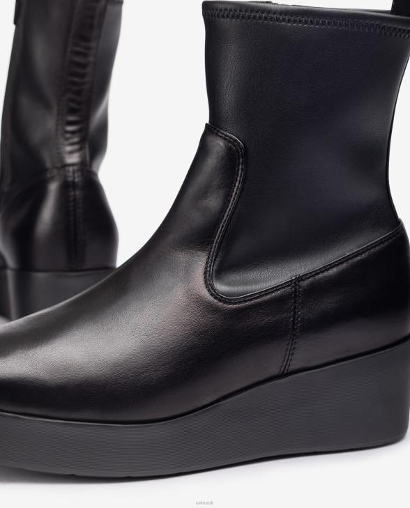 Women Unisa SuperLight ankle boot with a stretch fabric quarter top line Graceful0X8N902