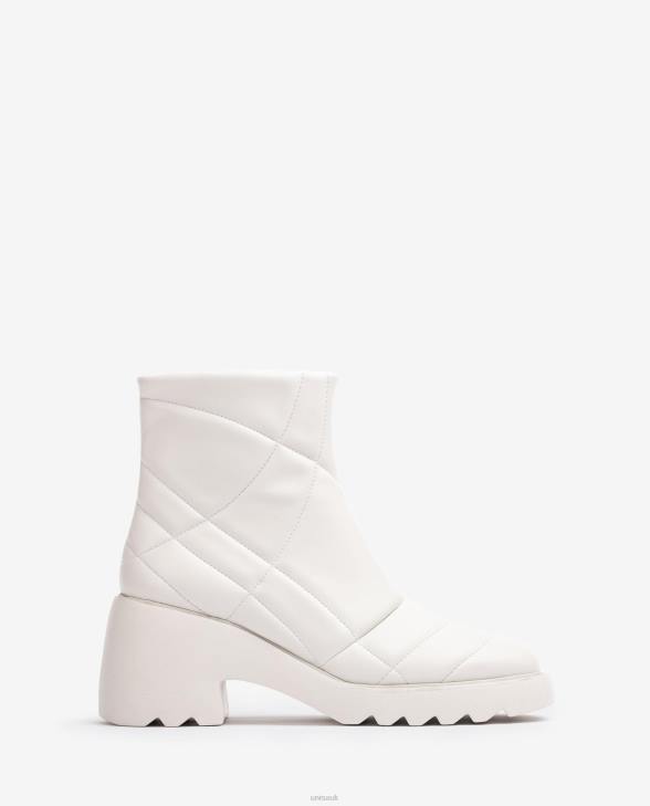 Women Unisa SuperLight quilted ankle boot White0X8N960