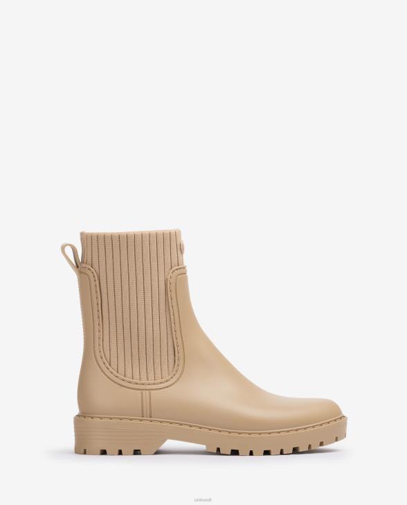 Women Unisa SuperSoft Wellington ankle boots Beige0X8N857