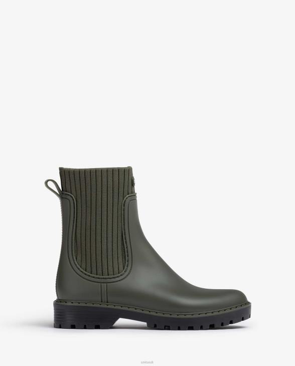 Women Unisa SuperSoft Wellington ankle boots Green0X8N859