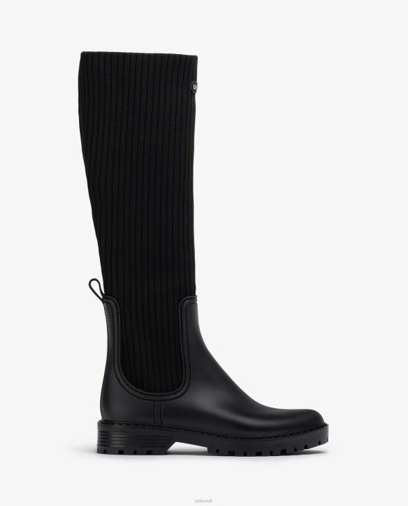 Women Unisa SuperSoft Wellington boots Black0X8N1045