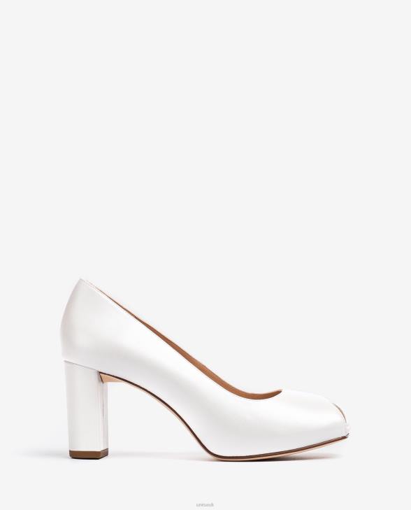 Women Unisa Bridal high heel leather peep toe shoes Fashion0X8N842
