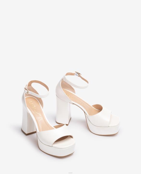 Women Unisa Bridal square toe sandal with a platform Graceful0X8N836