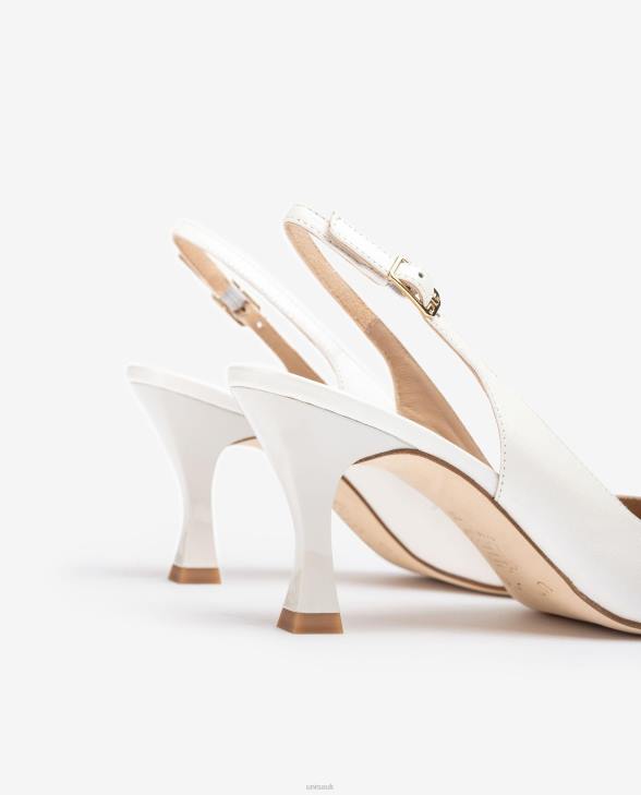 Women Unisa D\'Orsay ankle strap sling back shoe with a painted heel Fashion0X8N838